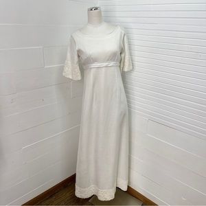 *Vintage* Custom Made 60s/70s Wedding Dress